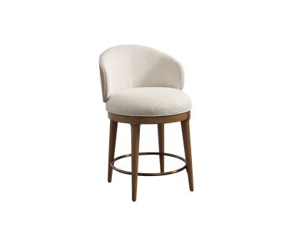 Shorecrest Woven Swivel Counter Stool
