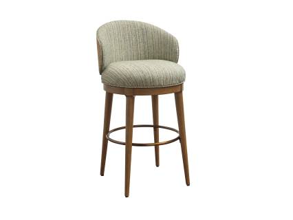 Shorecrest Woven Swivel Bar Stool