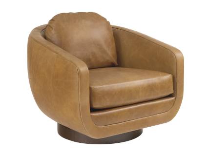 Carreta Leather Swivel Chair
