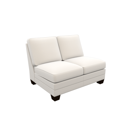 Armless Love Seat